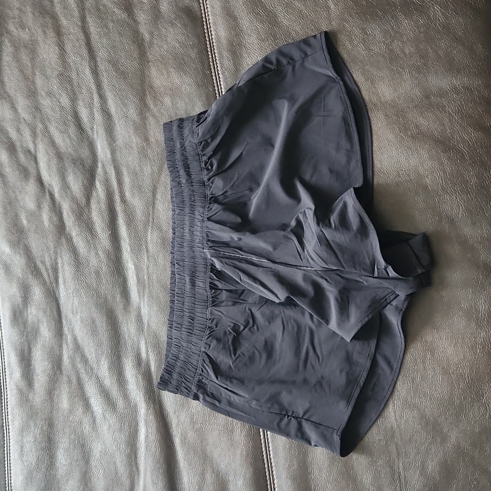 Black athletic shorts